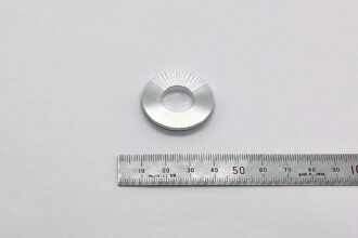 アルミ製つまみカバー部品